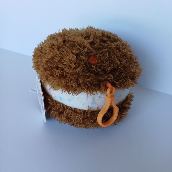 Back-to-School Bag clip-on bundle giggle scape plush Burger/pine apple/ice cream - Picture 3 of 10